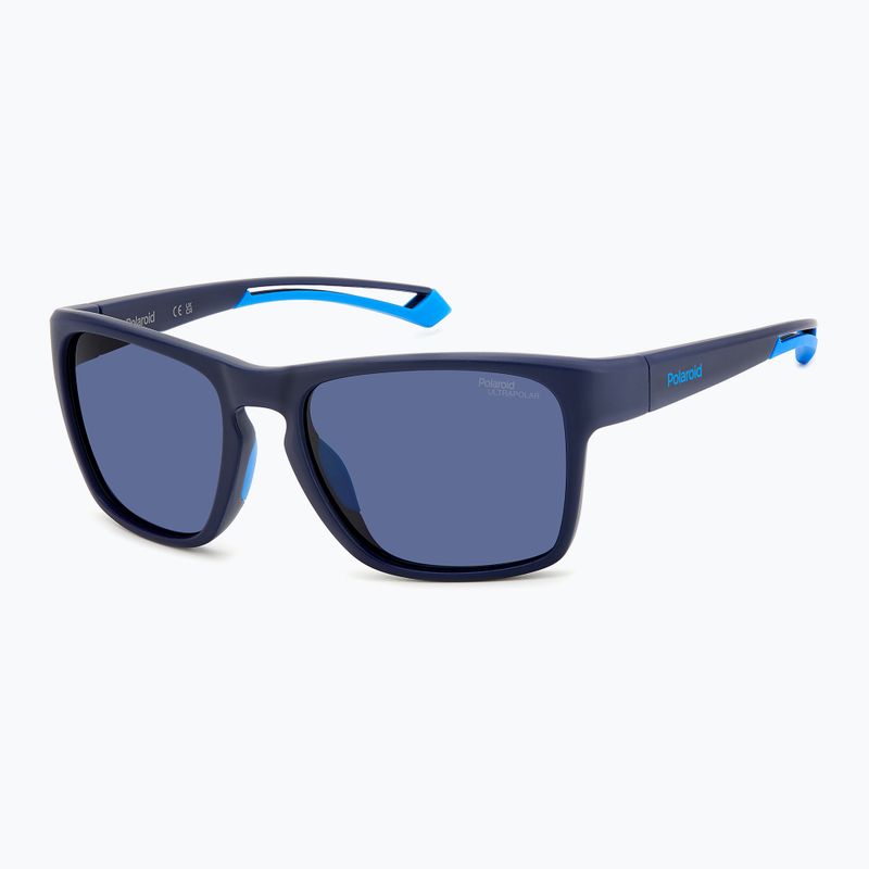 Pánské sluneční brýle Polaroid PLD 7052/S matte blue/blue polarized high contrast 2