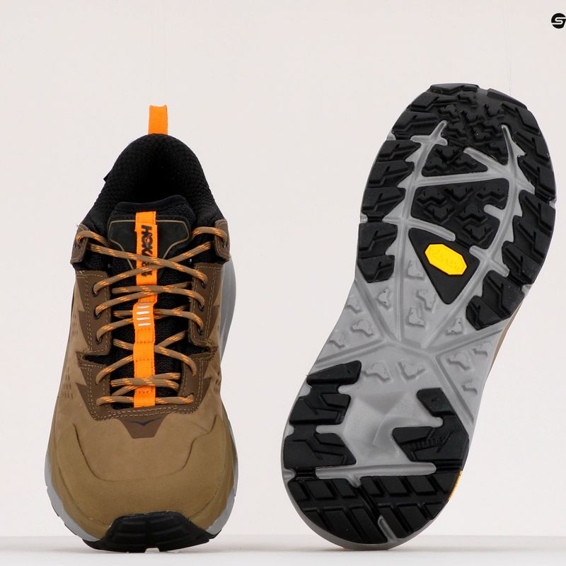 Pánské trekové boty HOKA Kaha Low GTX brown 1118586 9