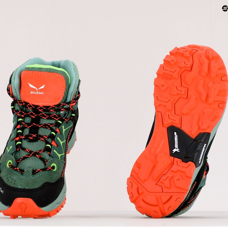 Dětské trekové boty Salewa Alp Trainer Mid GTX green 00-0000064010 9