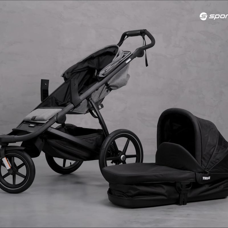 Dětský kočárek na běhání Thule Urban Glide 2 + gondola šedý 10101965 15