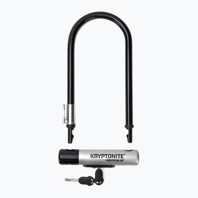 Zámek na kolo Kryptonite Kryptolok Standard U-Lock + kabel Kryptoflex black/grey 2