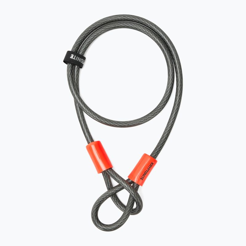 Zámek na kolo Kryptonite Kryptolok Standard U-Lock + kabel Kryptoflex black/grey 4