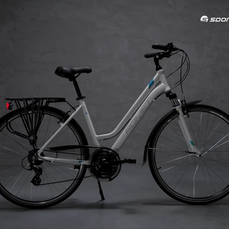 Dámské trekingové kolo Romet Gazela 1 bílé 2228457 10