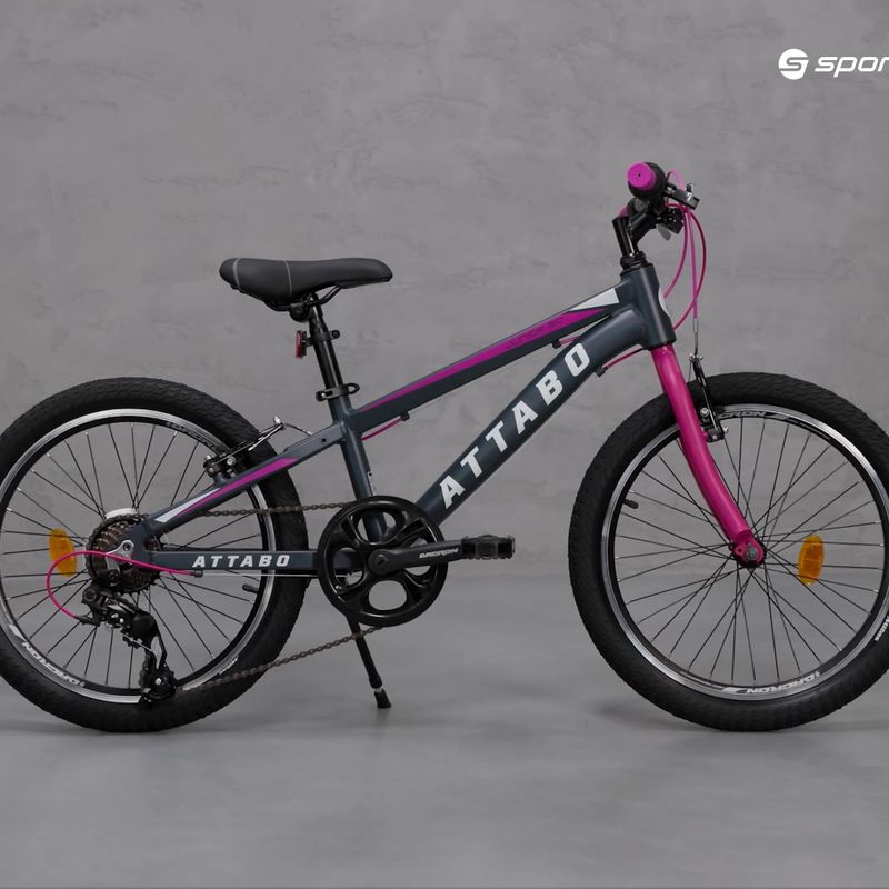 Dětské kolo ATTABO Junior 20" růžové AKB-20G 22