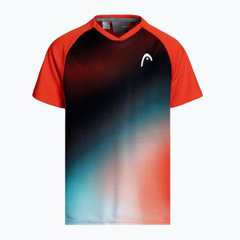 Dětské barevné tenisové tričko HEAD Topspin 816062