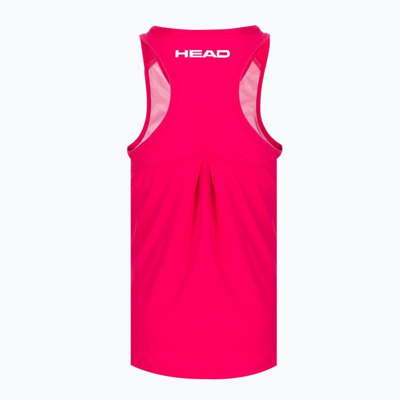 Dětské tenisové tričko HEAD Agility Tank Top růžové 816132 2