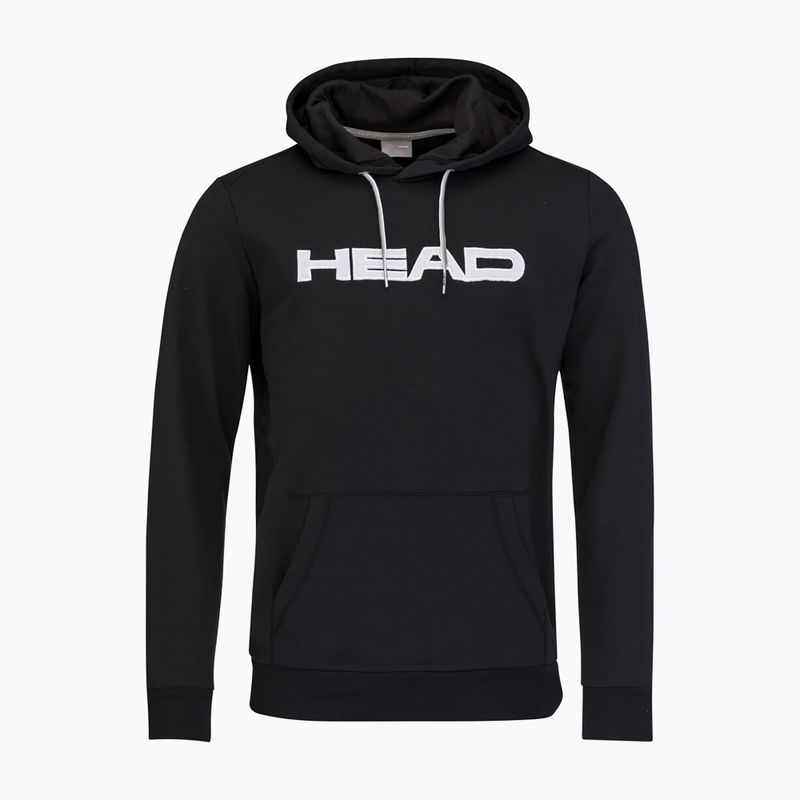 Pánská tenisová mikina HEAD Club Byron Hoodie black 811449BK 3