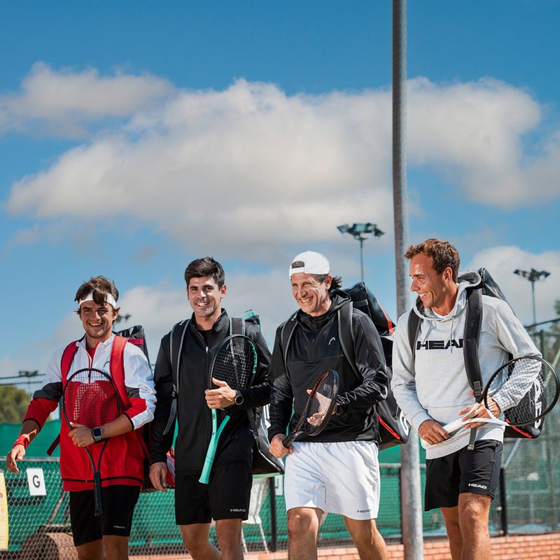 Pánská tenisová mikina HEAD Club Byron Hoodie šedá 811449GM 6