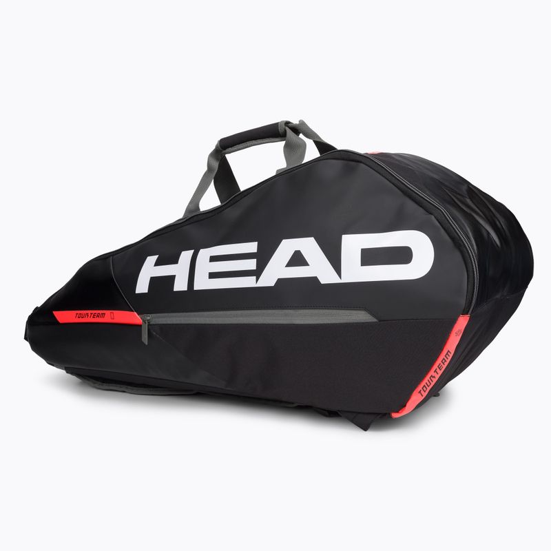 Tenisový bag HEAD Tour Team 6R černo-oranžový 283482