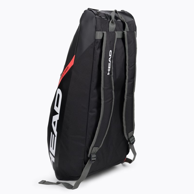 Tenisový bag HEAD Tour Team 6R černo-oranžový 283482 4