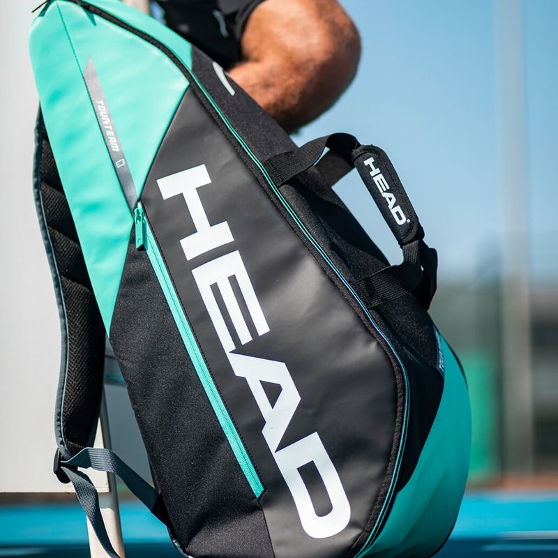 Tenisový bag HEAD Tour Team 6R 53,5 l černo-modrý 283482 9