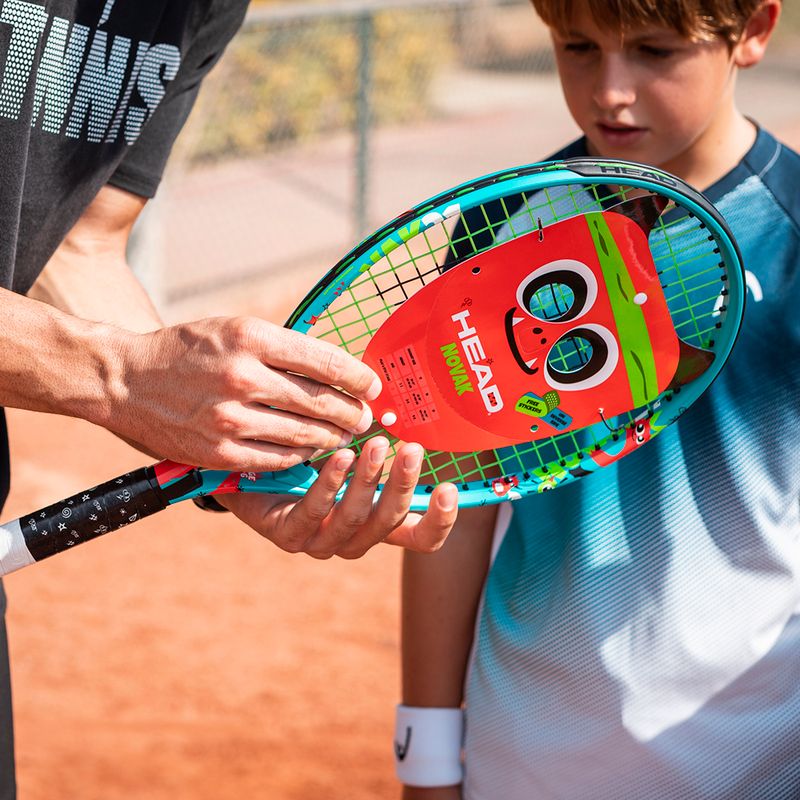 Dětská tenisová raketa HEAD Novak 25 modrá 233102 6