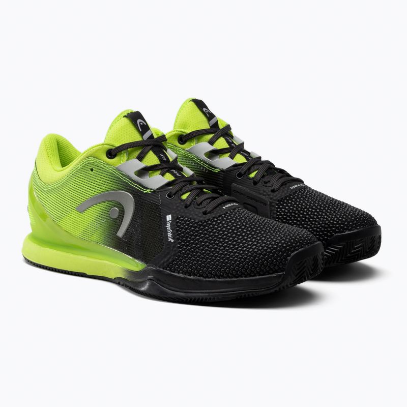Pánská tenisová obuv HEAD Sprint Pro 3.0 SF Clay black/green 273091 5