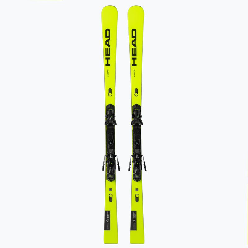Sjezdové lyže Head WC Rebels E-Race Pro SW RP WCR 14 + Freeflex 14 žluté 313250/100827