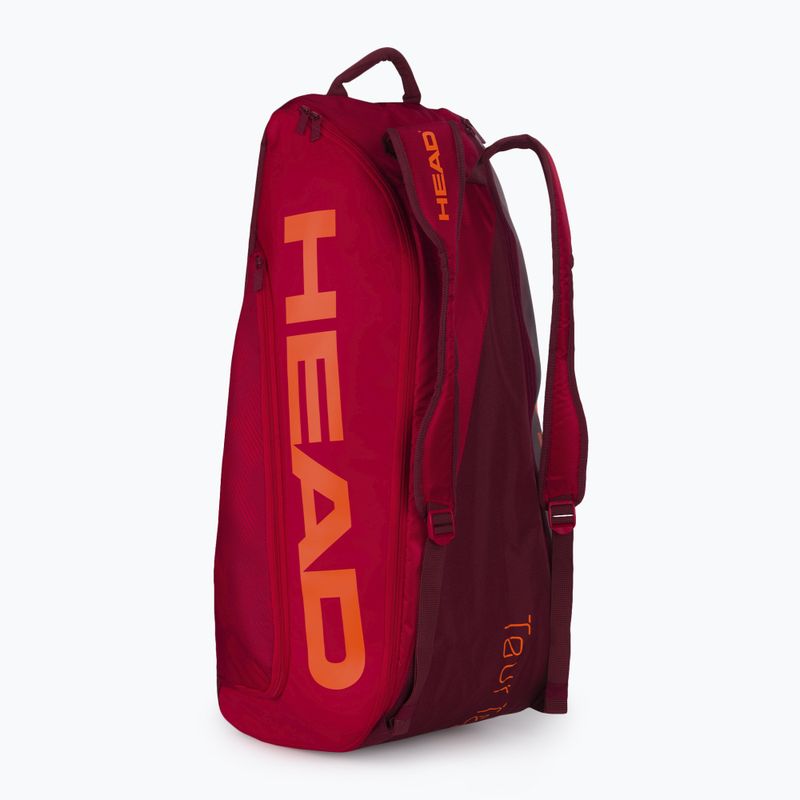 Tenisová taška Head Tour Team 9R Supercombi červená 283171