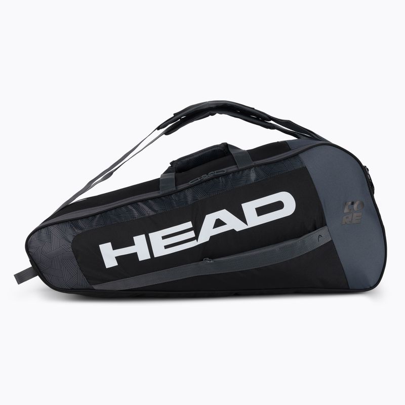 Tenisová taška HEAD Core 6R Combi černá 283401 2