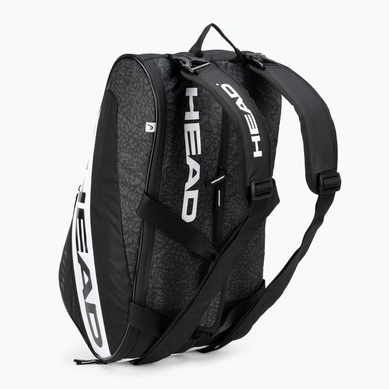 Taška HEAD Tour Elite Padel Supercombi 46,4 l černobílá 283702 4