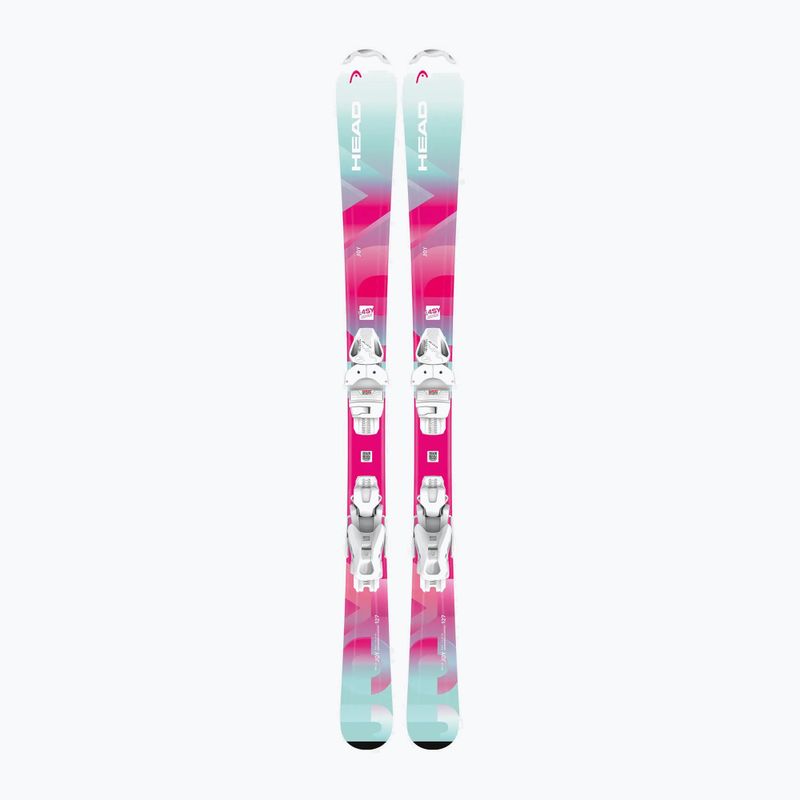 Dětské sjezdové lyže HEAD Joy Easy JRS + vázání Jrs 4.5 GW CA mint/pink
