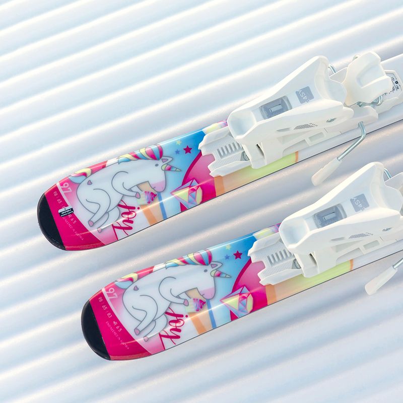 Dětské sjezdové lyže HEAD Unicorn Easy JRS + vázání Jrs 4.5 GW CA white/pink 13