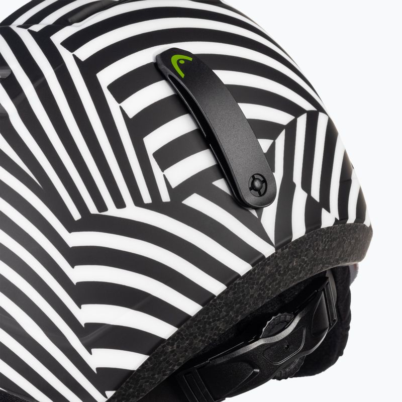 Dětská lyžařská helma HEAD Mojo Visor S2 bílo-černá 328152 8