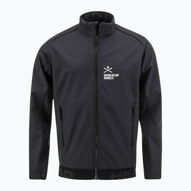 Pánská softshellová bunda HEAD Race Softshell black