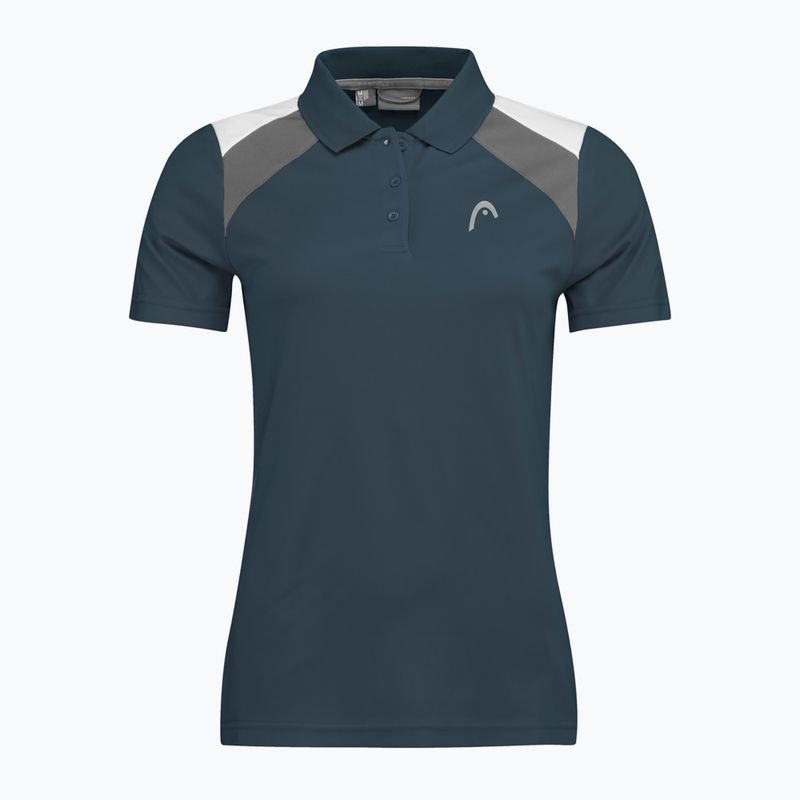 Dámské tenisové polo tričko HEAD Club 22 Tech Polo navy