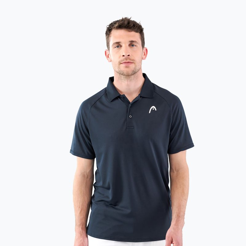 Pánské tenisové tričko HEAD Performance Polo, tmavě modré 811403NV