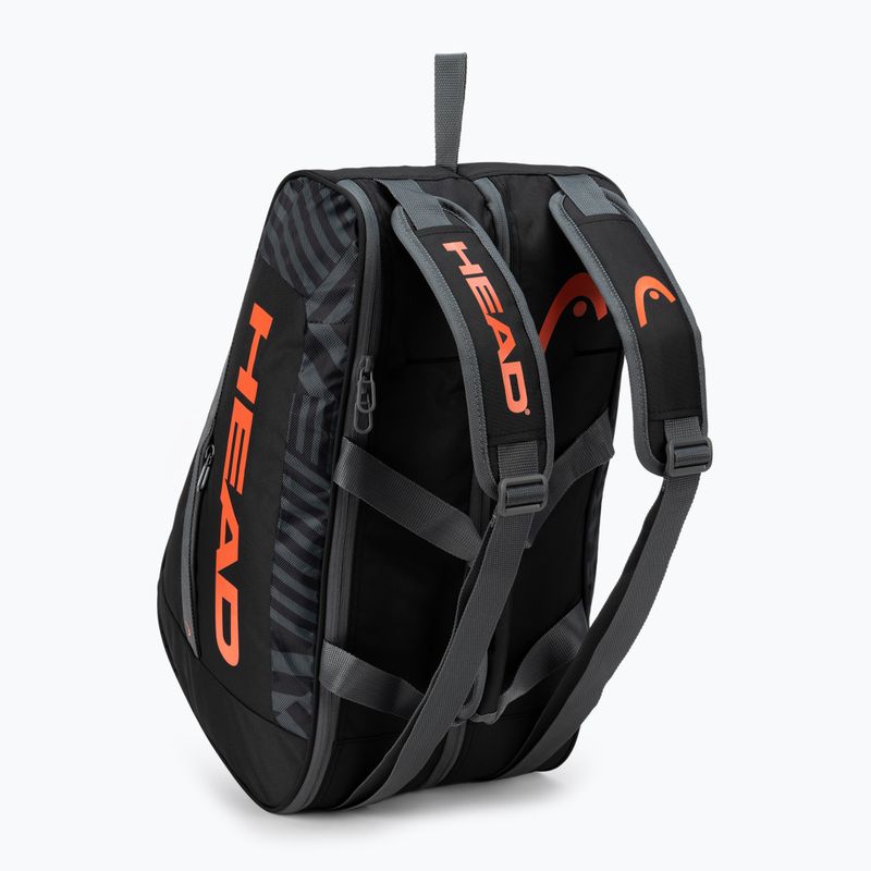 HEAD Base Padel Bag M černo-oranžová 261343 4