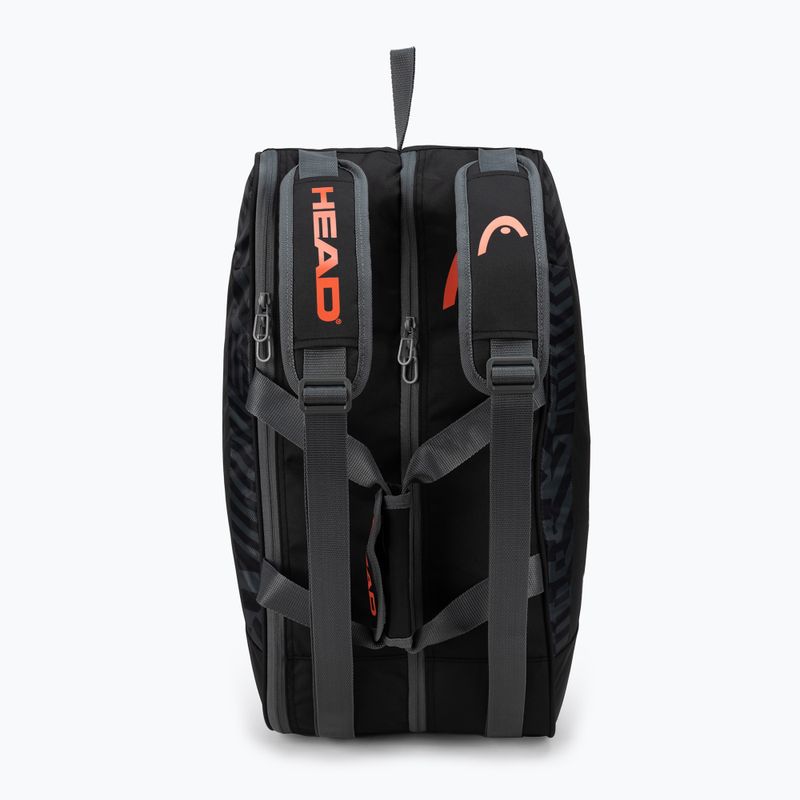 HEAD Base Padel Bag M černo-oranžová 261343 5
