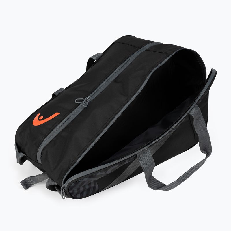 HEAD Base Padel Bag M černo-oranžová 261343 6
