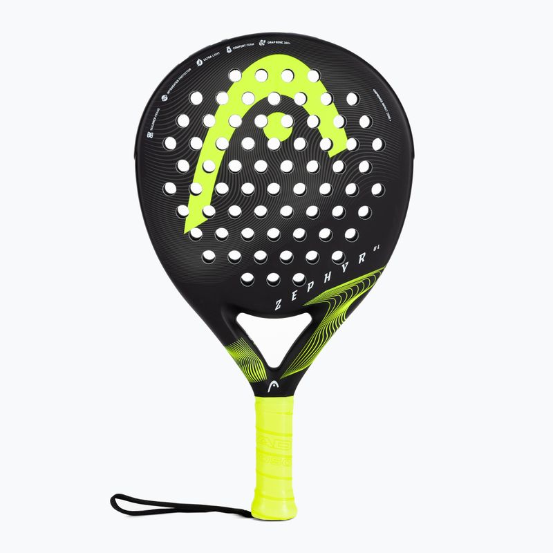 Pádlová raketa HEAD Zephyr UL 2023 černo-žlutá 225053