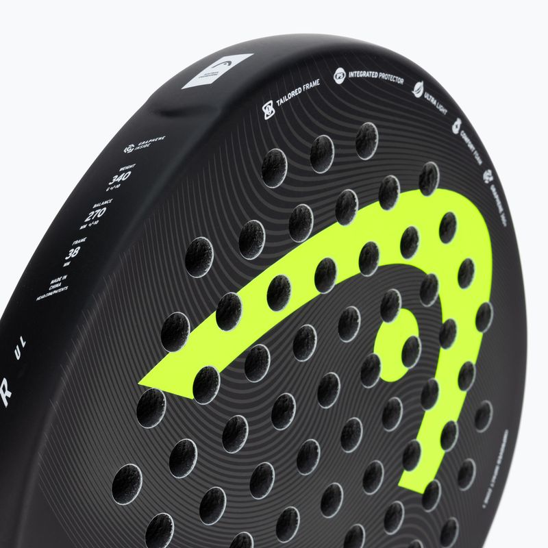 Pádlová raketa HEAD Zephyr UL 2023 černo-žlutá 225053 5