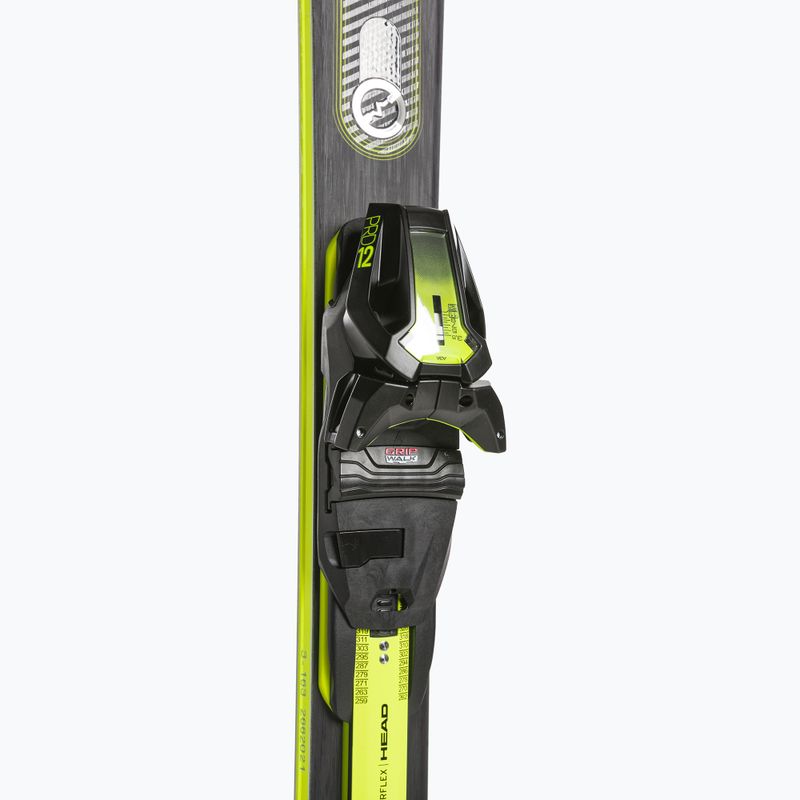 Sjezdové lyže HEAD Supershape e-Speed SW SF-PR + PRD 12 black/neon yellow 4