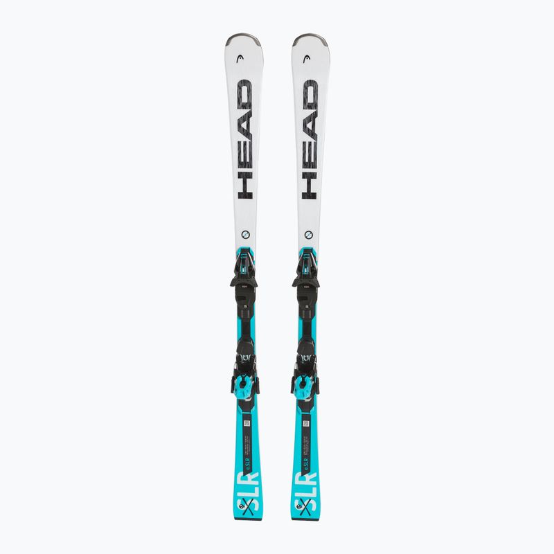 Sjezdové lyže HEAD WC Rebels e.SLR SW LYT-PR + PR 11 white/blue