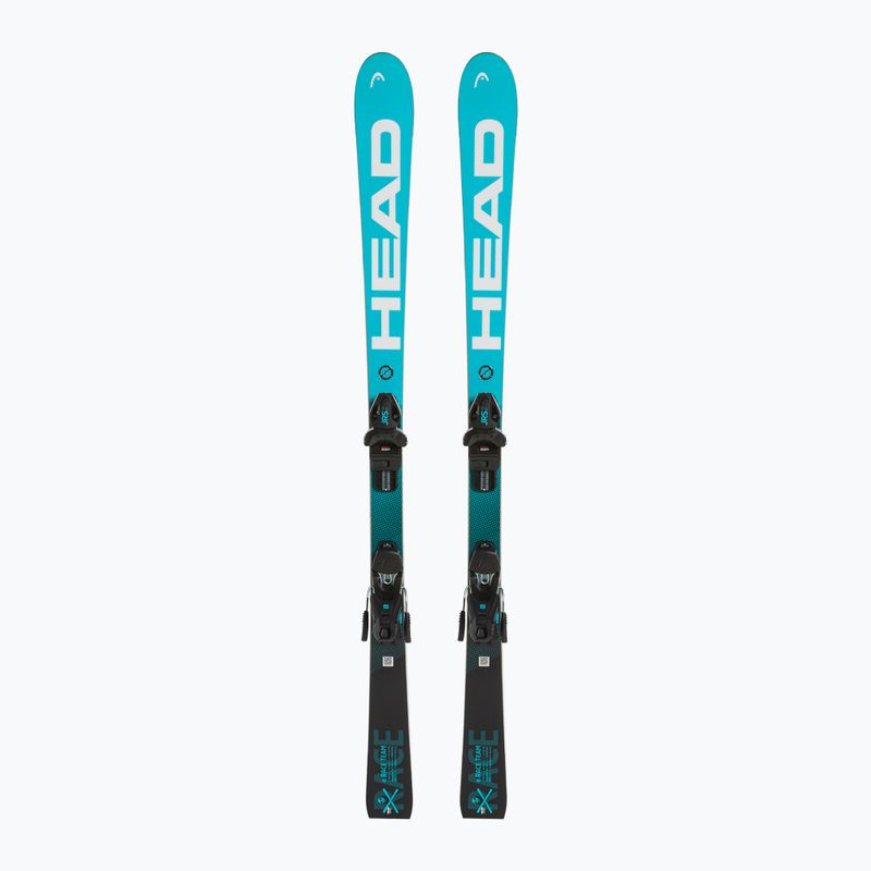 Dětské sjezdové lyže HEAD WC e.Race Team SW JRS + Jrs 7.5 black/blue