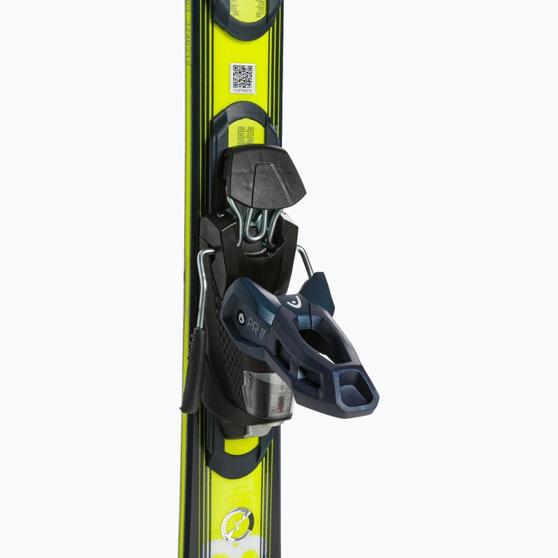 Sjezdové lyže HEAD Shape e-V8 SW AMT-PR + PR 11 dark blue/neon yellow 5