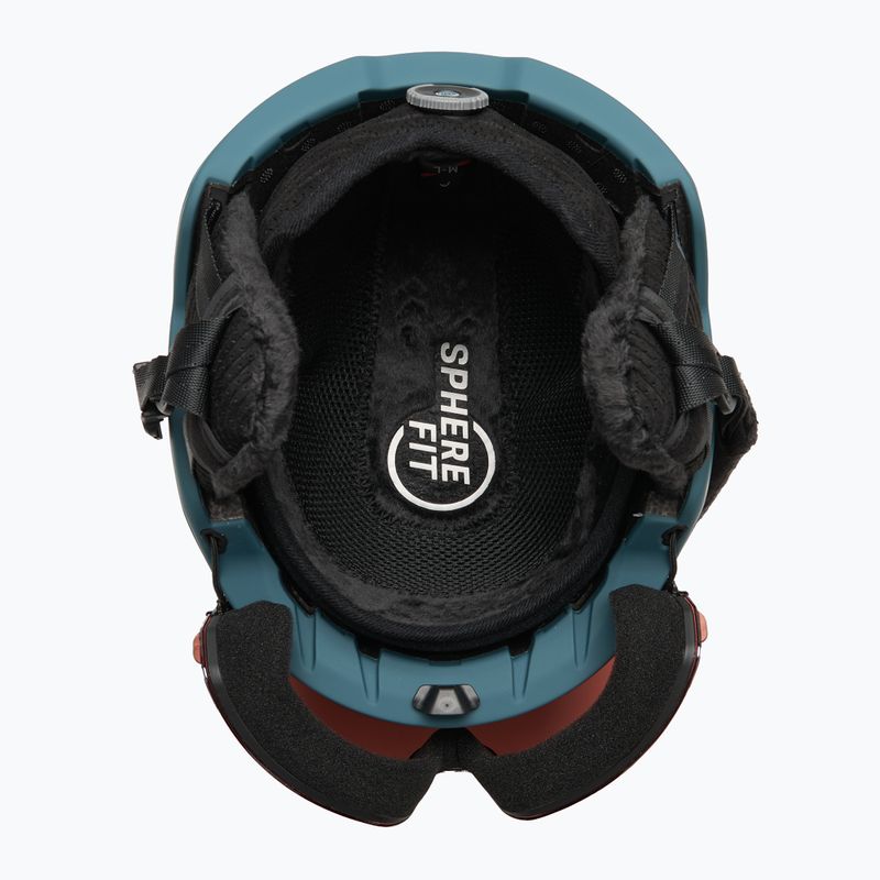 Lyžařská helma HEAD Radar night petrol/silver red 5