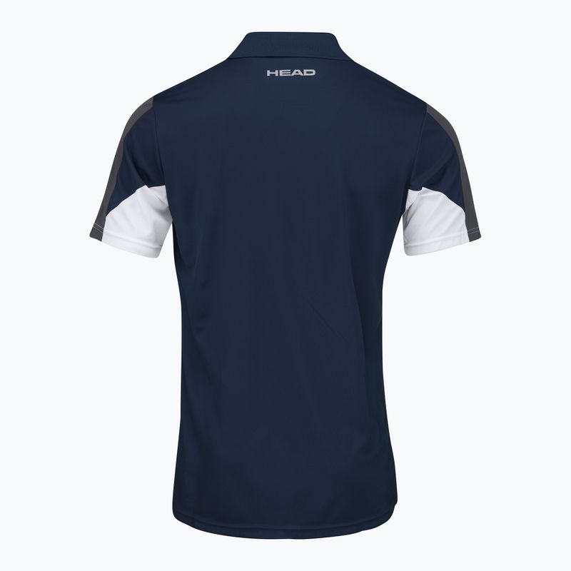 Pánské tenisové tričko HEAD Club 22 Tech Polo černé 811421 5