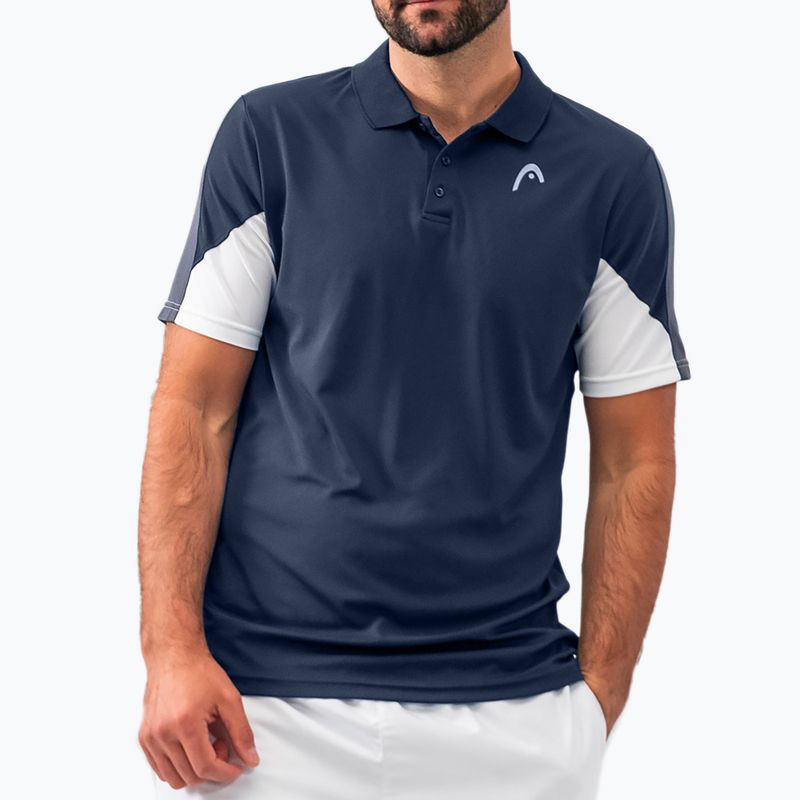 Pánské tenisové tričko HEAD Club 22 Tech Polo černé 811421