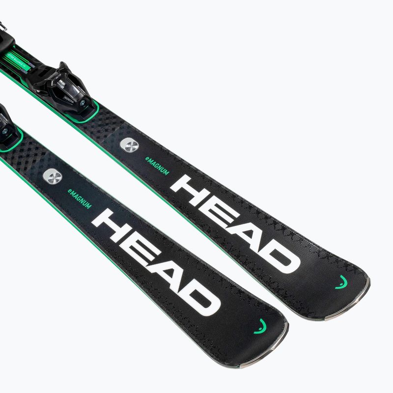 Sjezdové lyže HEAD Supershape e-Magnum SW BB-PR + vázání PRD 12 GW black/green 3