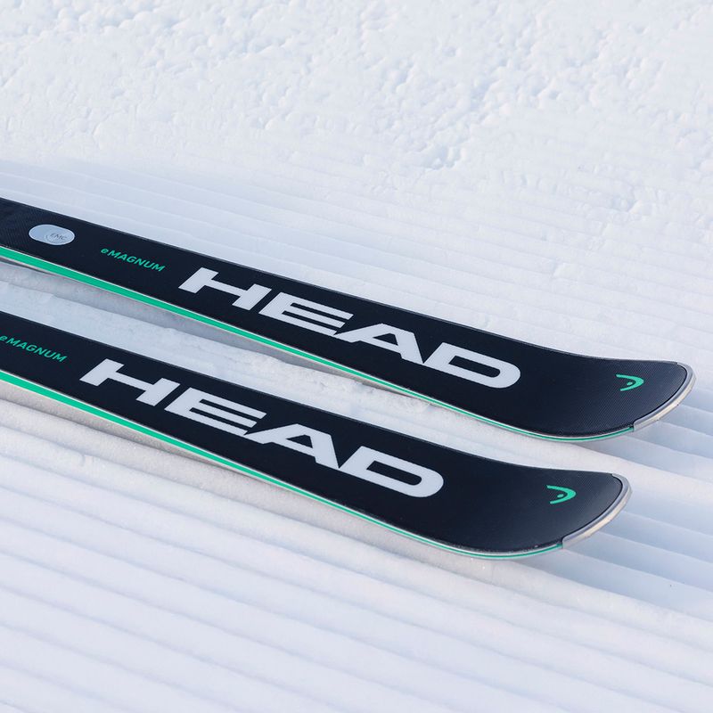 Sjezdové lyže HEAD Supershape e-Magnum SW BB-PR + vázání PRD 12 GW black/green 11