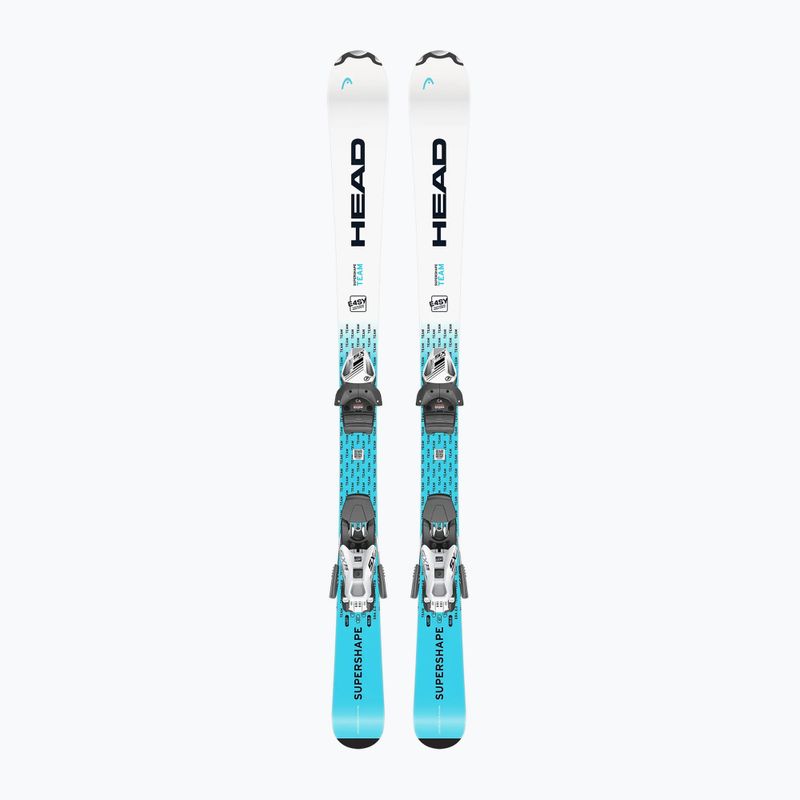 Dětské sjezdové lyže HEAD Supershape Team Easy JRS + vázání Jrs 4.5 GW CA white/blue