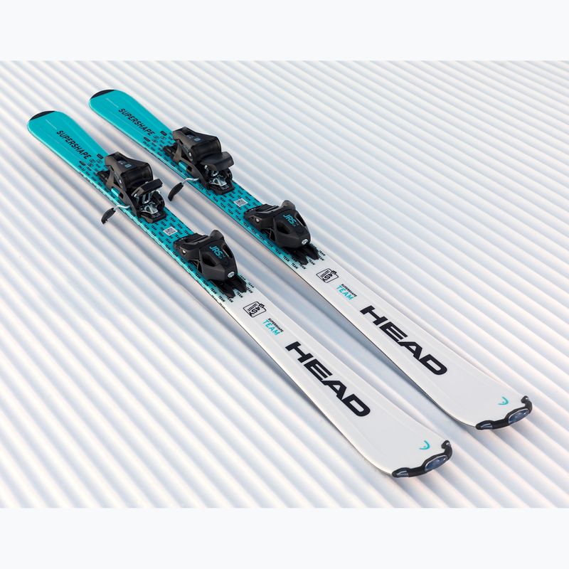 Dětské sjezdové lyže HEAD Supershape Team Easy JRS + vázání Jrs 4.5 GW CA white/blue 8