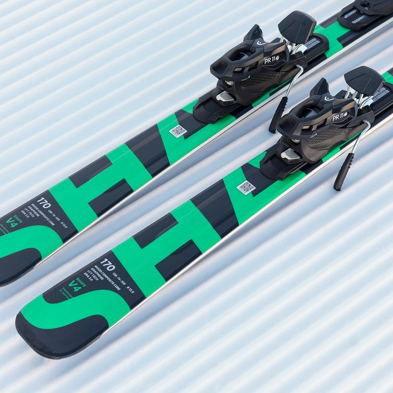 Sjezdové lyže HEAD Shape V4 AMT-PR + vázání PR 11 GW anthracite/green 9
