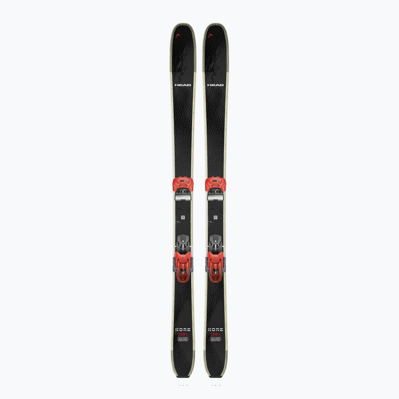 Sjezdové lyže HEAD Kore 100 Ti + vázání Attack 14 GW black/red