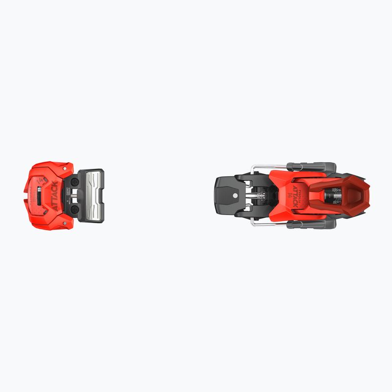 Sjezdové lyže HEAD Kore 100 Ti + vázání Attack 14 GW black/red 10