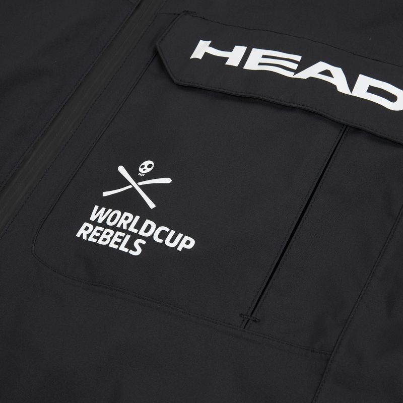 Pánská lyžařská bunda HEAD Race Nova black/black 3