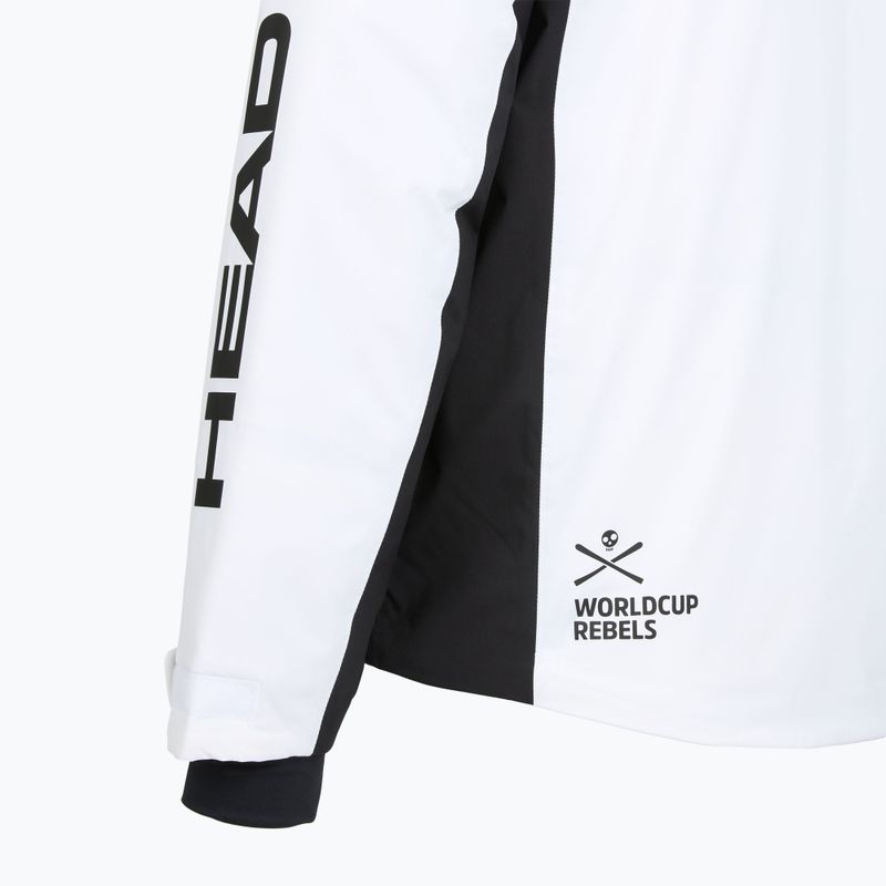 Pánská lyžařská bunda HEAD Race Nova black/white 5