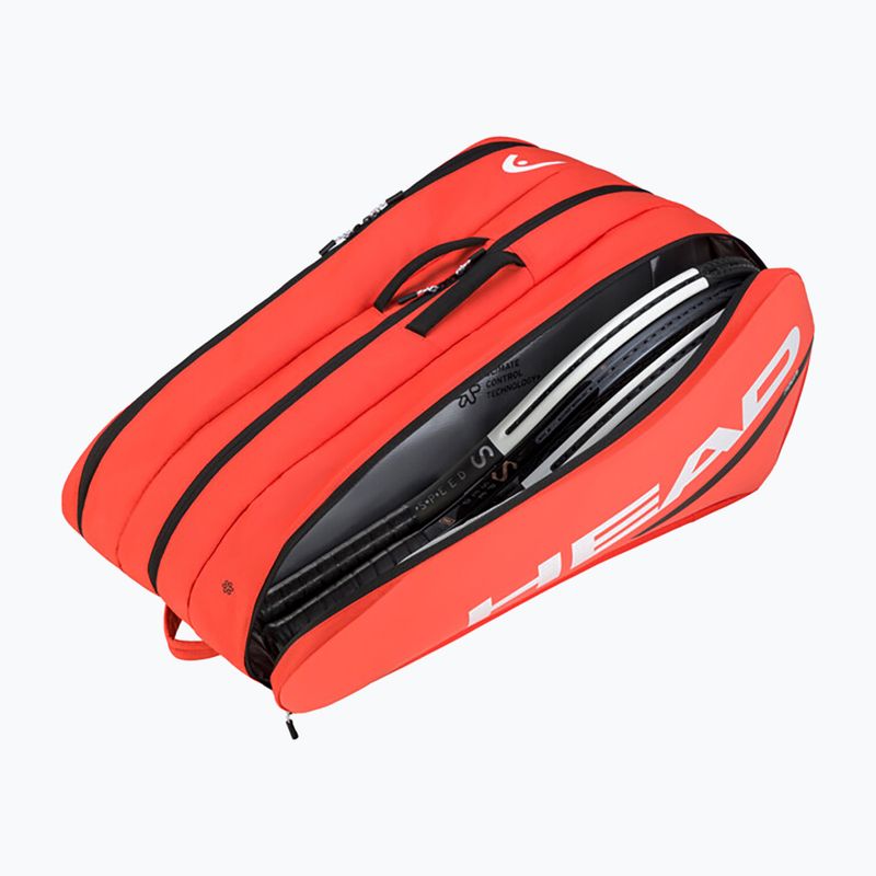 Tenisová taška HEAD Tour Racquey XL 95 l fluo oranžová 2