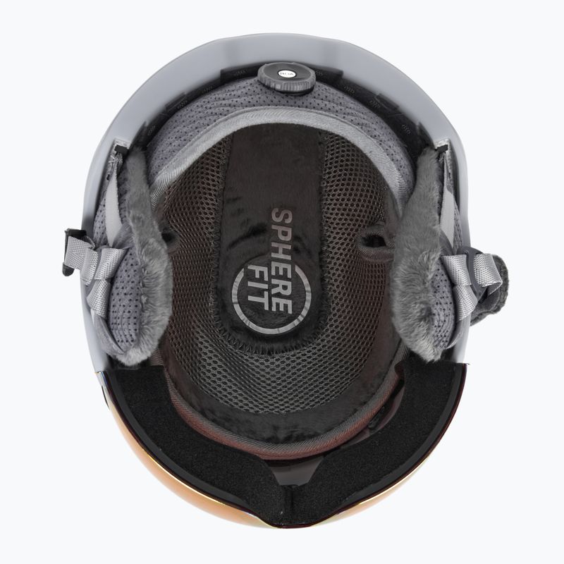 Lyžařská helma HEAD Rachel Pro grey/red yellow 5